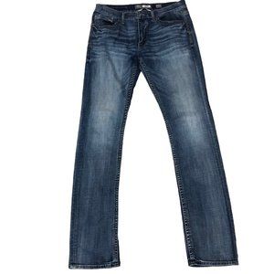 Buckle BKE Jake Straight Leg Stretch Medium Wash Blue Denim Men's Sz 36XXL